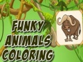 ગેમ Funky Animals Coloring