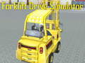 खेल Forklift Drive Simulator