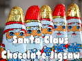 விளையாட்டு Santa Claus Chocolate Jigsaw