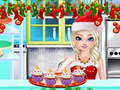 விளையாட்டு Sister Princess Christmas Cupcake Maker