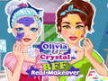खेल Crystal and Olivia BFF Real Makeover