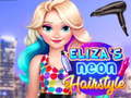 खेल Eliza's Neon Hairstyle