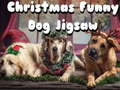 खेल Christmas Funny Dog Jigsaw