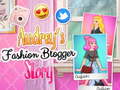 खेल Audrey's Fashion Blogger Story