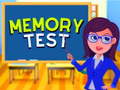 खेल Memory Test