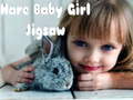 விளையாட்டு Hare Baby Girl Jigsaw