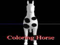 விளையாட்டு Coloring horse