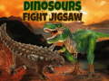 खेल Dinosaurs Fight Jigsaw