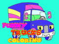 खेल Funny Trucks Coloring