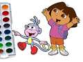 खेल Dora The Explorer Coloring Book