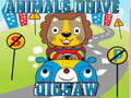खेल Animals Drive Jigsaw