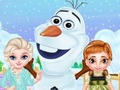 ગેમ Frozen Sisters Snow Fun