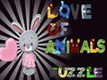 खेल Love Of Animals Puzzle