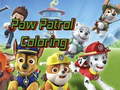 விளையாட்டு Paw Patrol Coloring