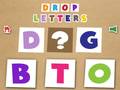 खेल Drop Letters