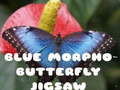 खेल Blue Morpho Butterfly Jigsaw