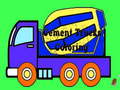 ગેમ Cement Trucks Coloring