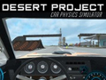 खेल Desert Project Car Physics Simulator