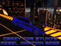 खेल Crazy Car Stunts: Rebel Martian Base