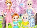 खेल Frozen Family Flower Picnic