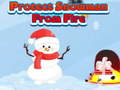 ગેમ Protect Snowman From Fire