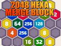 ગેમ 2048 Hexa Merge Block