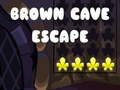 खेल Brown Cave Escape