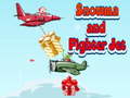 ગેમ Snowman and Fighter Jet