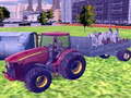 ગેમ 3D city tractor garbage sim