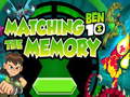 खेल Ben 10 Matching The Memory