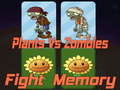 खेल Plants vs Zombies Fight Memory
