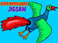खेल Cute Dinosuars Jigsaw