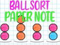 खेल Ball Sort Paper Note