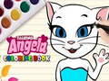 விளையாட்டு Talking Angela Coloring Book