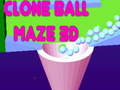 விளையாட்டு Clone Ball Maze 3D