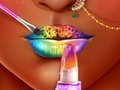 खेल Princess Lip Art Salon