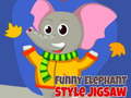 ಗೇಮ್ Funny Elephant Style Jigsaw