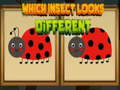 ગેમ Which Insect Looks Different