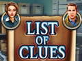 खेल List of clues