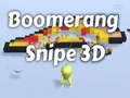 खेल Boomerang Snipe 3D