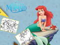 ಗೇಮ್ The Little Mermaid Coloring Book