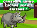 खेल Caveman Rhino Escape Series Episode 1