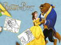 खेल Beauty & the Beast Coloring Book