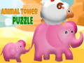 खेल Animal Tower Puzzle