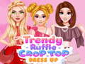 खेल Trendy Ruffle Crop Top Dress Up