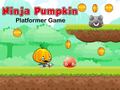 खेल Ninja Pumpkin Platformer Game