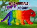 ગેમ Wild Animals Pop It Jigsaw