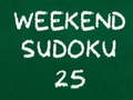 खेल Weekend Sudoku 25