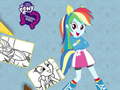 खेल Equestria Girls Coloring Book