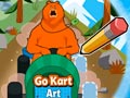 ಗೇಮ್ Grizzy and the Lemmings: Go Kart Art